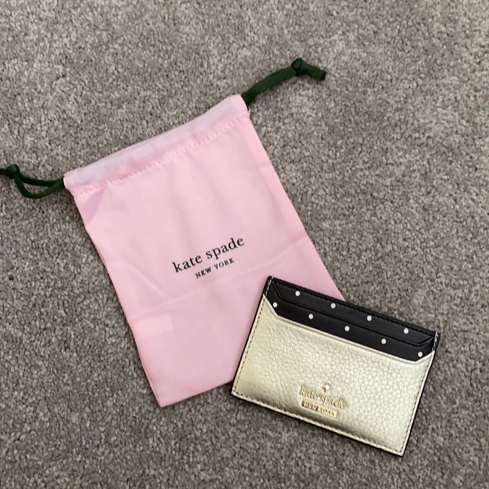 Kate Spade - Card Holder - Gold/Black